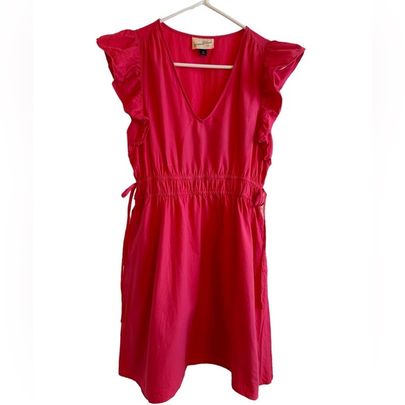 Universal Thread | Dresses | Universal Thread Ruffle Sleeve Tie Waist ...